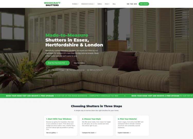 Woodcraft Shutters — 