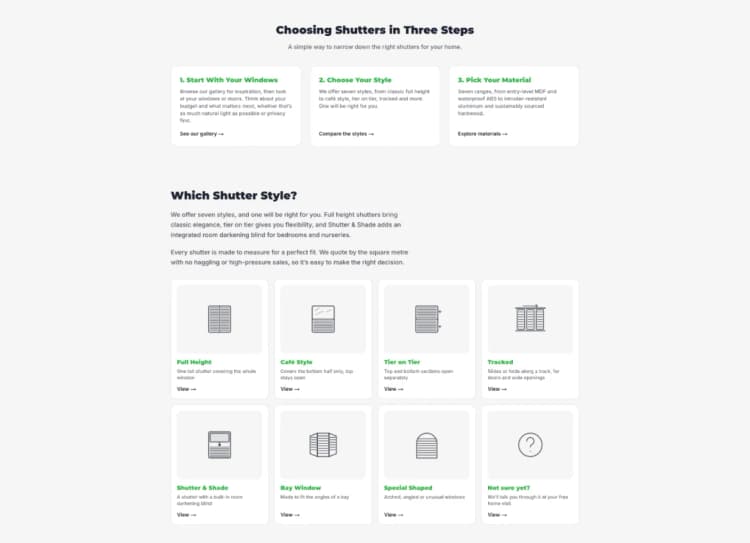 Woodcraft Shutters — 