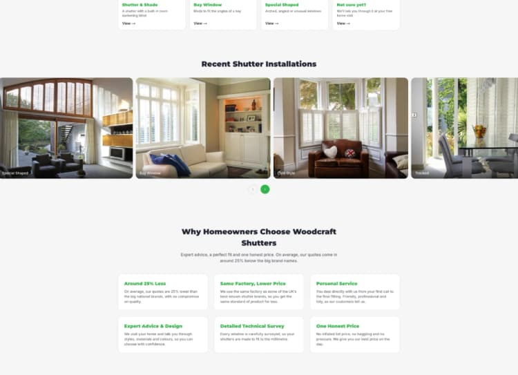 Woodcraft Shutters — 