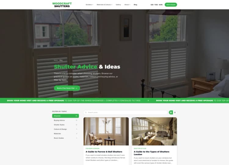 Woodcraft Shutters — 
