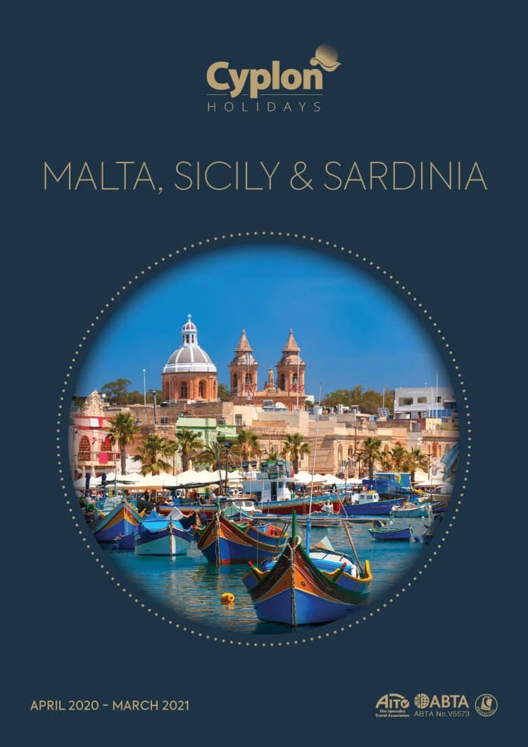 Cyplon Holidays — Malta, Sicily & Sardinia Brochure