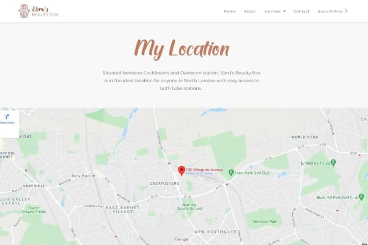 Ebru's Beauty Box — My Location