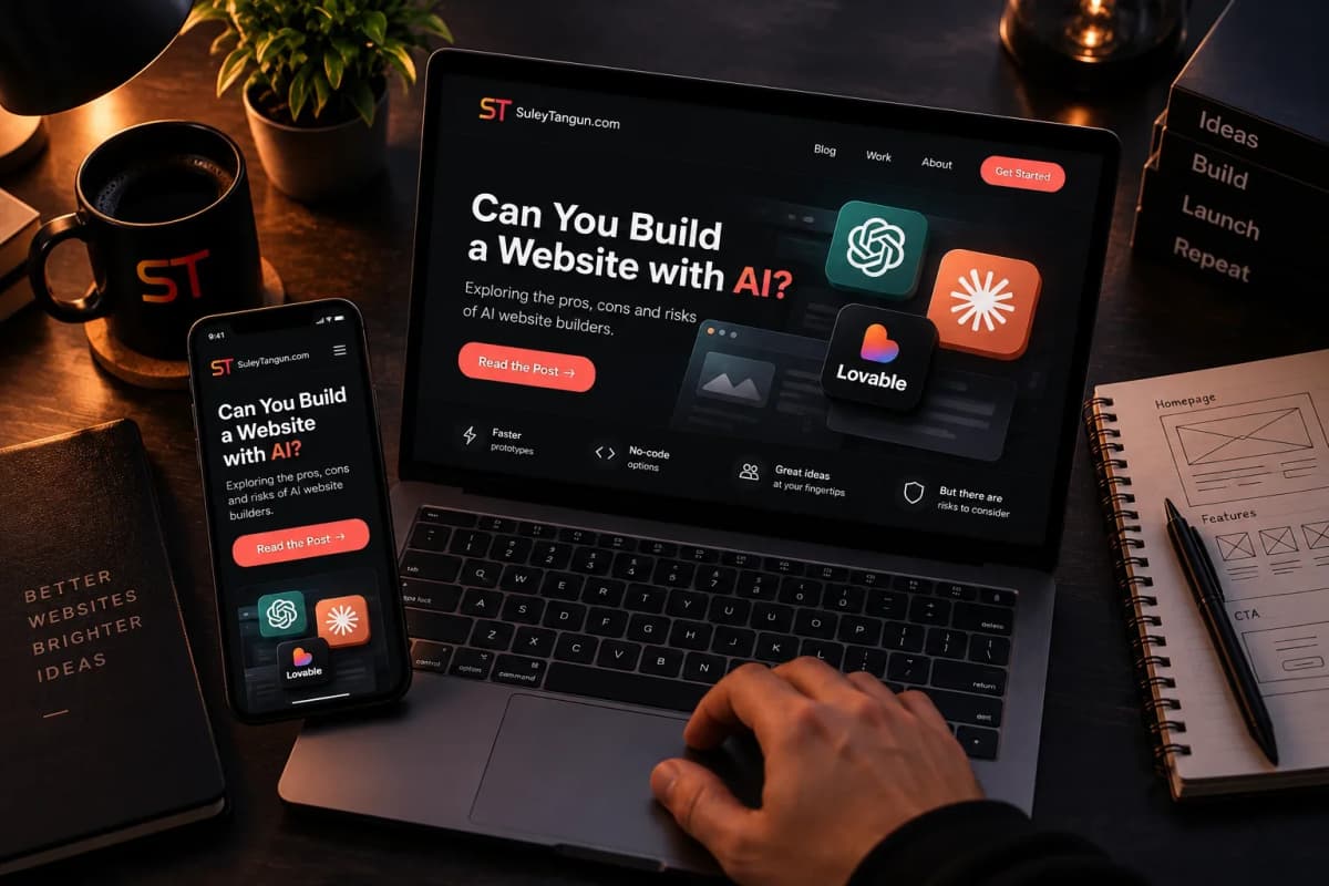 Can You Build a Website with AI? The Pros, Cons and Risks
