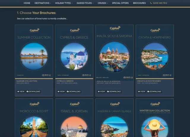 Brochures Page