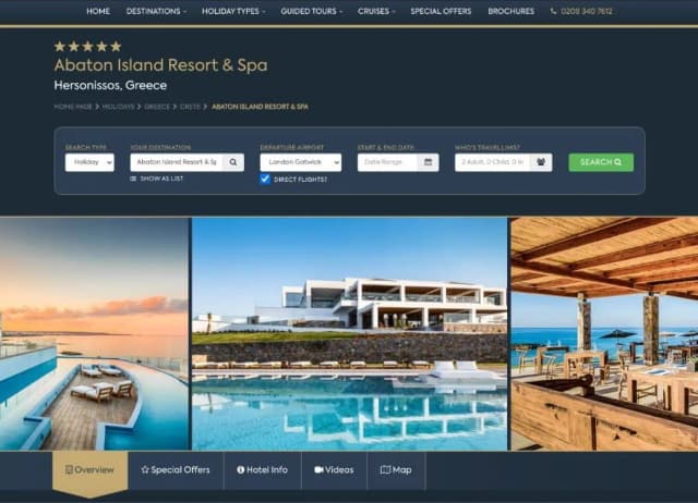Hotel Landing Page