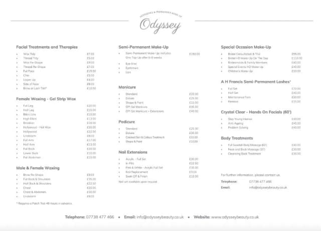 PDF Menu Design