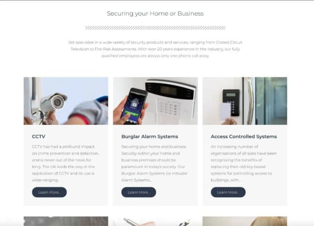 Services Page