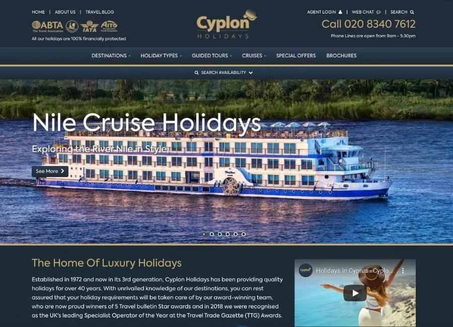 Cyplon Holidays — Homepage