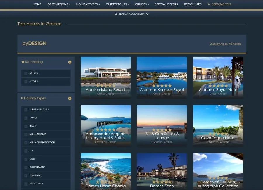 Cyplon Holidays — Country Page