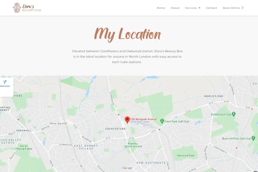 Ebru's Beauty Box — My Location