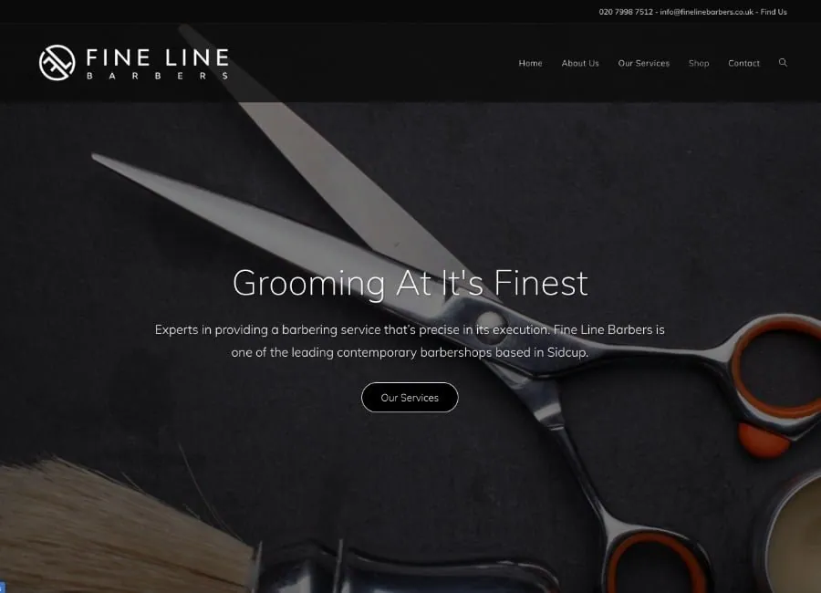 Fine Line Barbers — Homepage