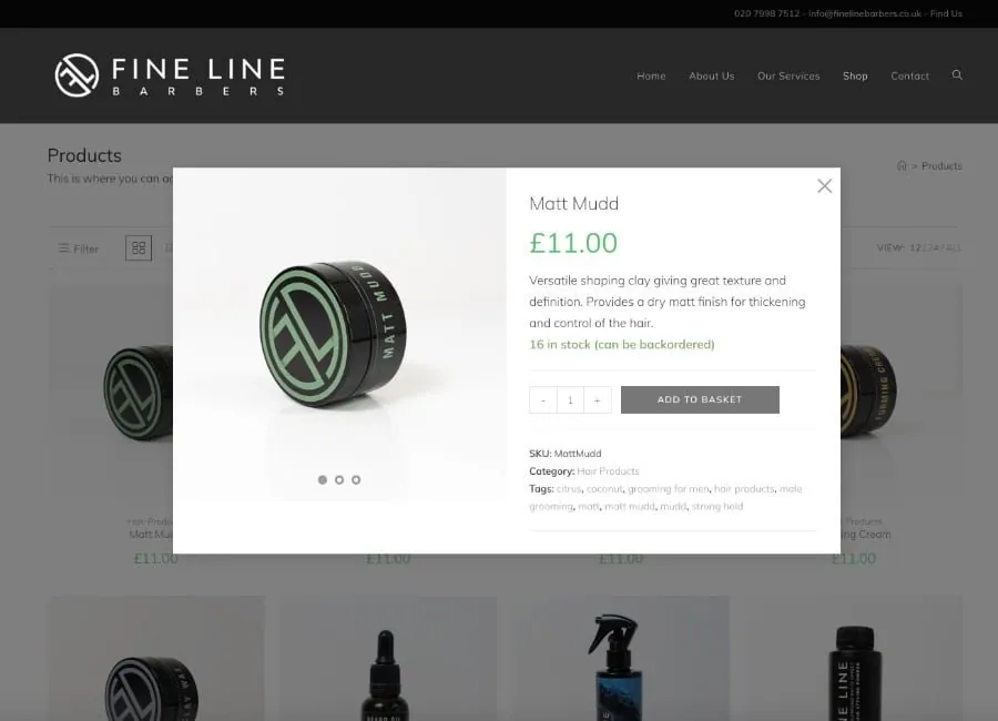 Fine Line Barbers — Product Preview