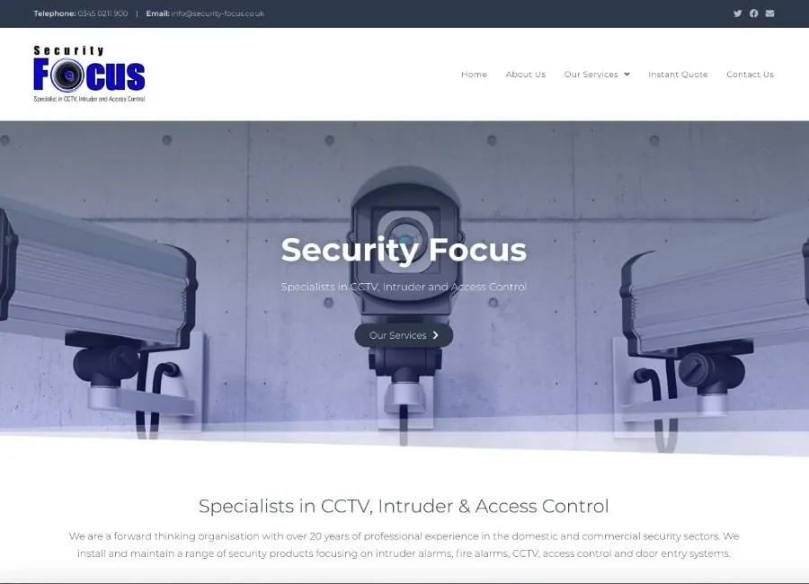 Security Focus — Homepage