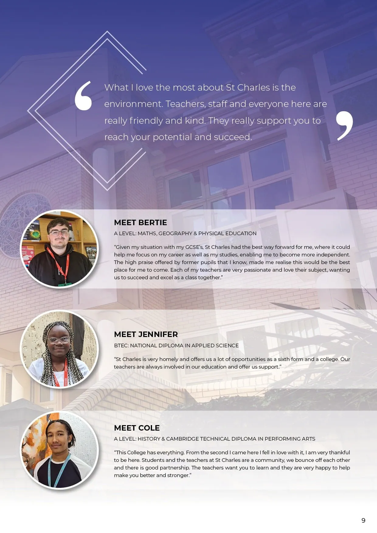 St Charles College — Students Page