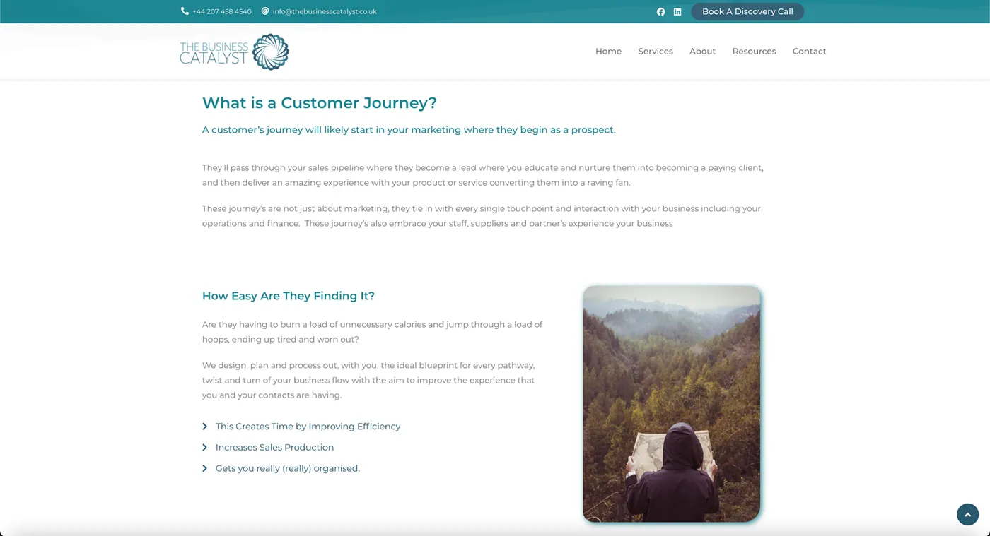 The Business Catalyst — Customer Journeys
